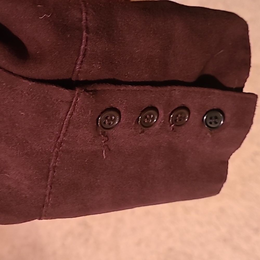 Studio 1940 Dark Brown Women's Button-Down Shirt Size M - Picture 2 of 6